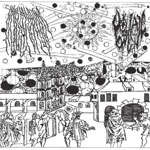 Ahulabrum / Voltaic Omen - Planetary Poltergeist (12" Lp On Black Vinyl)