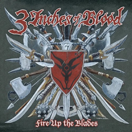 3 Inches Of Blood - Fire Up The Blades (12" Gatefold Double Lp On Crimson Fire Vinyl)