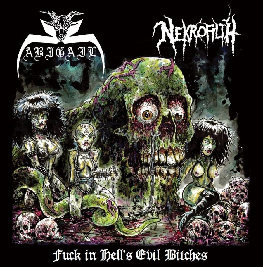 Abigail / Nekrofilth - Fuck In Hell'S Evil Bitches (12" Lp) (Black)