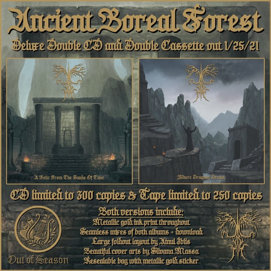 Ancient Boreal Forest - A Relic From The Sands Of Time / Where Dragons Dream (Digipak Double Cd)