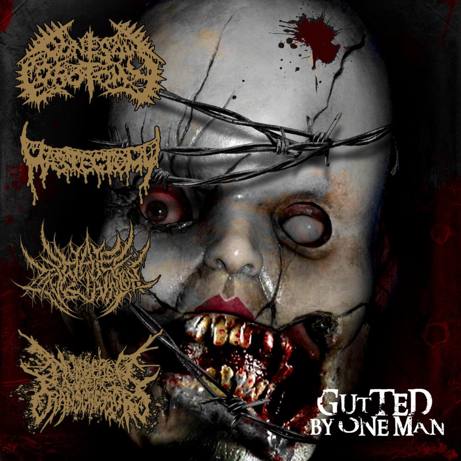 Bonesaw Lobotomy / Mastectomy / Hate Inclination - Gutted By One Man (Cd)