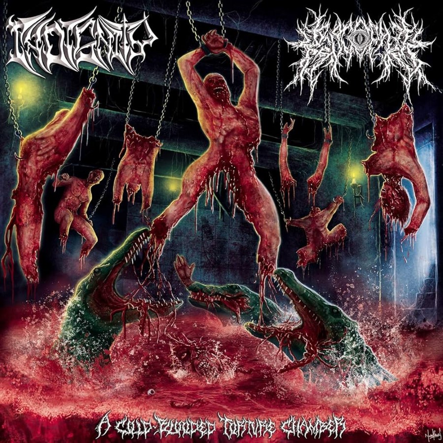 Indignity / Krocophile - A Cold-Blooded Torture Chamber (Cd)