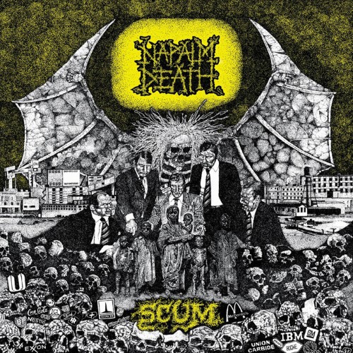 Napalm Death - Scum (Yellow Cover) (12" Lp On Black Vinyl)