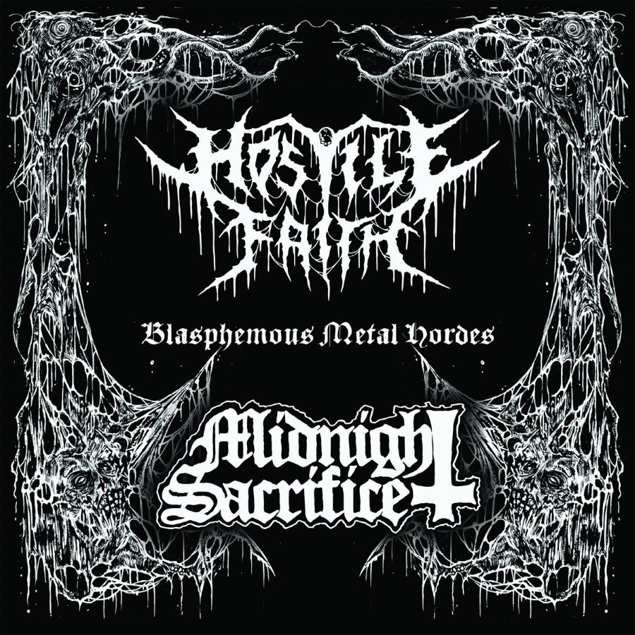 Hostile Faith / Midnight Sacrifice - Blasphemous Metal Hordes (Cd)