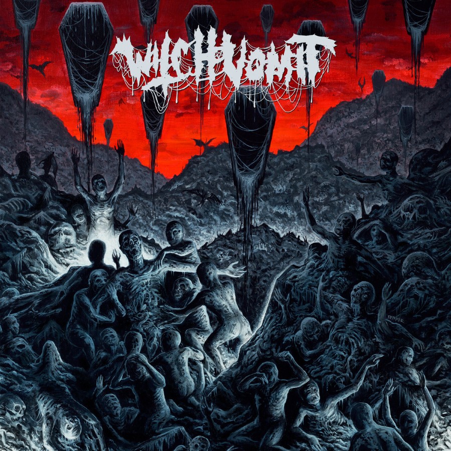 Witch Vomit - Abhorrent Rapture (12" Lp On Gray/Red/Black Tri-Color Merge Vinyl)