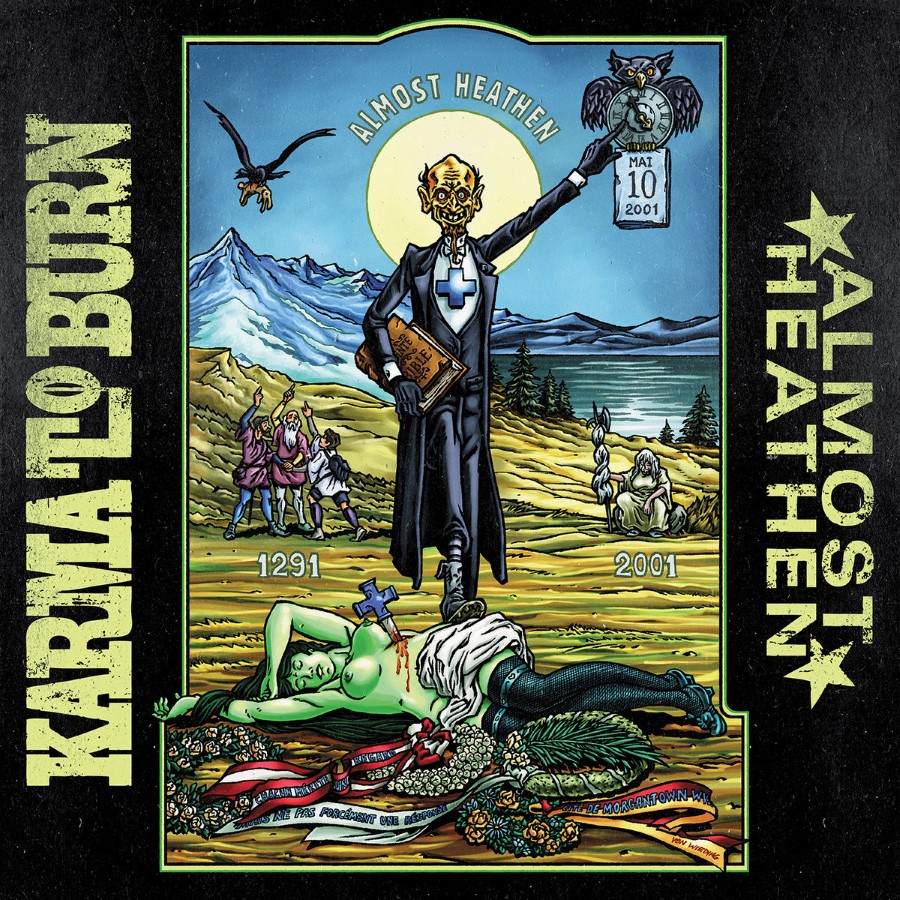 Karma To Burn - Almost Heathen (12" Gatefold Lp On Clear Yellow Vinyl)