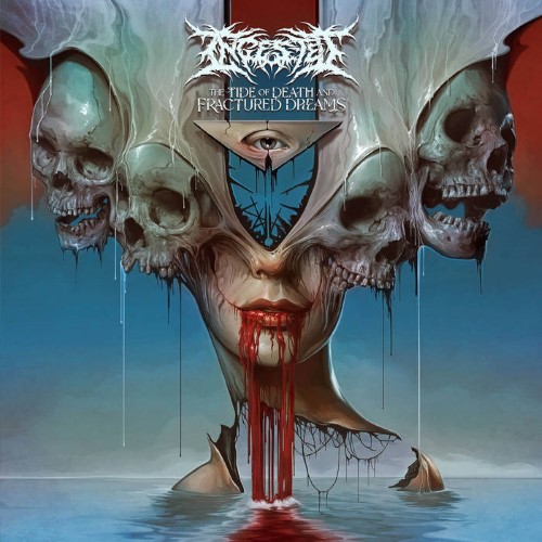 Ingested - The Tide Of Death And Fractured Dreams (12" Lp On Bloodshot/Clear Red Blood Splatter Vinyl)