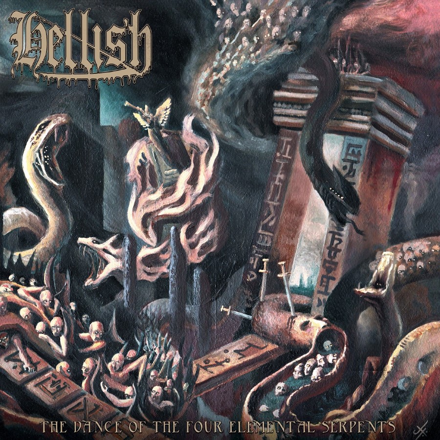 Hellish - The Dance Of The Four Elemental Serpents (12" Lp On Black Vinyl)
