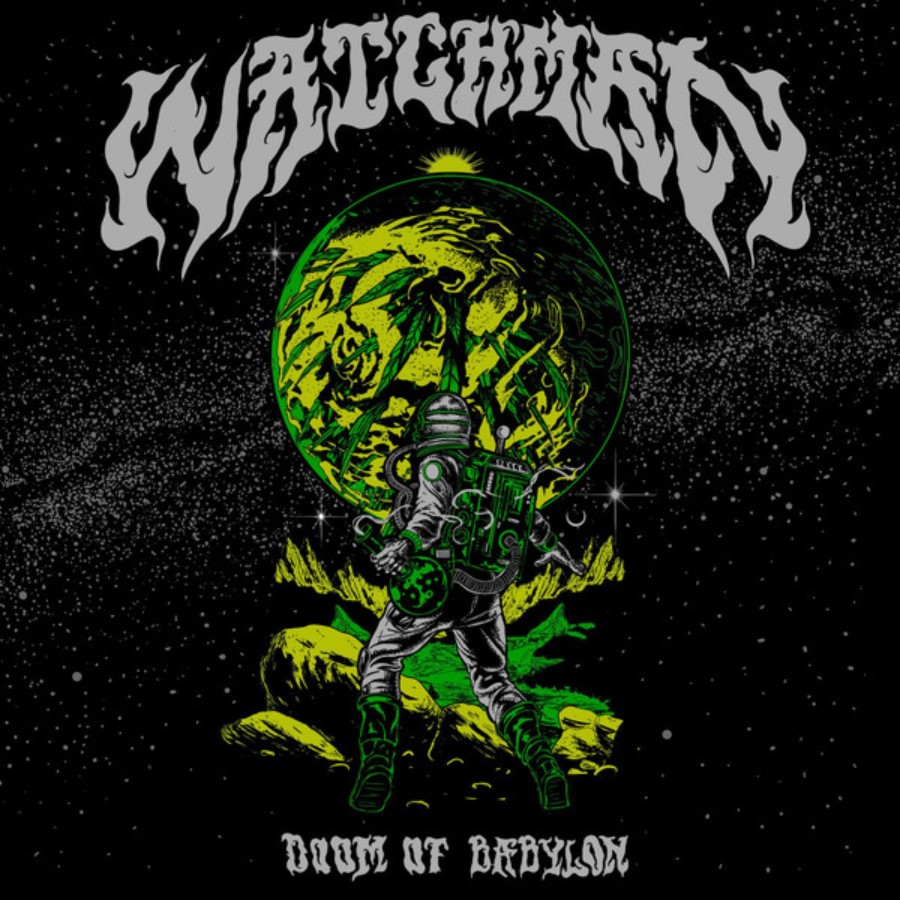 Watchman - Doom Of Babylon (12" Lp On Green Marbled Vinyl)