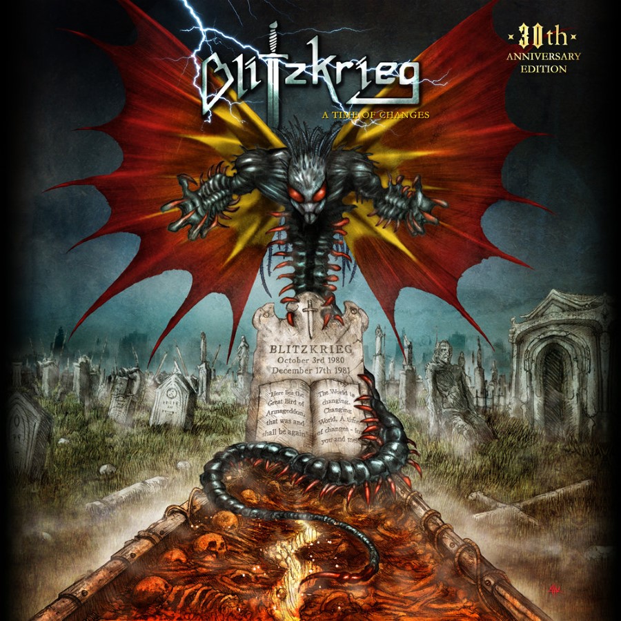 Blitzkrieg - A Time Of Changes 30Th Anniversary Edition (12" Mlp On Silver Vinyl W/ 10" Mlp)