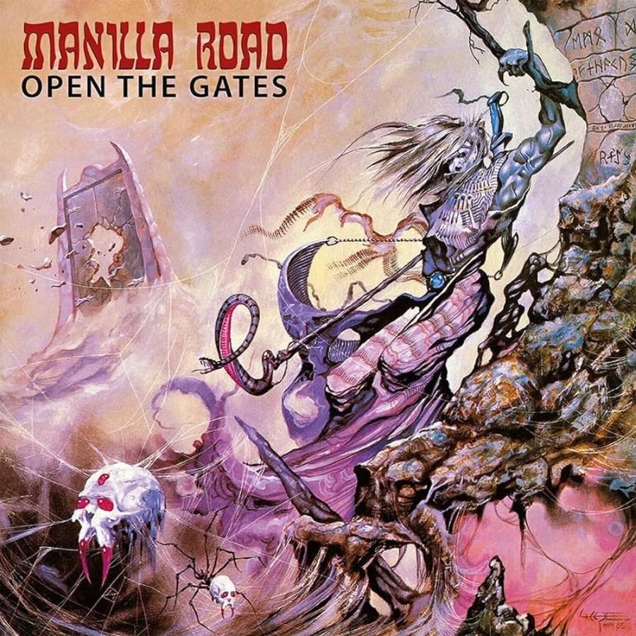 Manilla Road - Open The Gates (12" Lp On Half Violet/White W/ Red Splatter Vinyl)