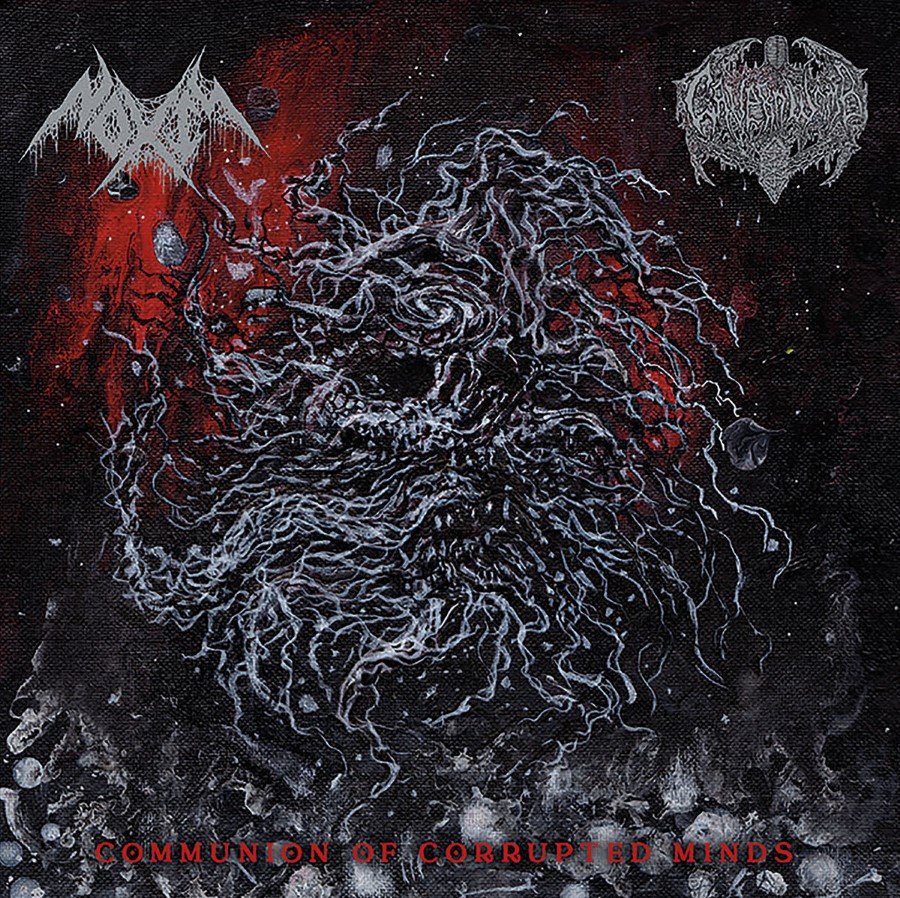 Noxis / Cavern Womb - Communion Of Corrupted Minds (12" Lp On Black Vinyl)
