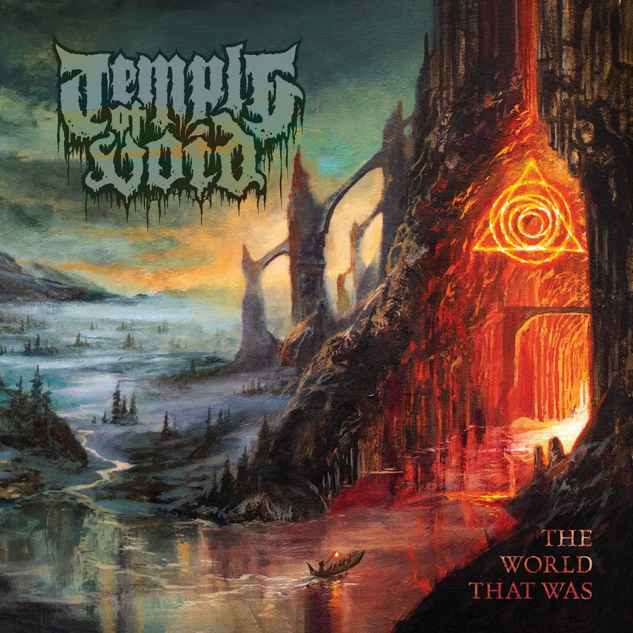 Temple Of Void - The World That Was (12" Gatefold Lp W/ Poster, Insert On Swamp Green Vinyl W/ Black &Amp; Sea Blue Splatters)