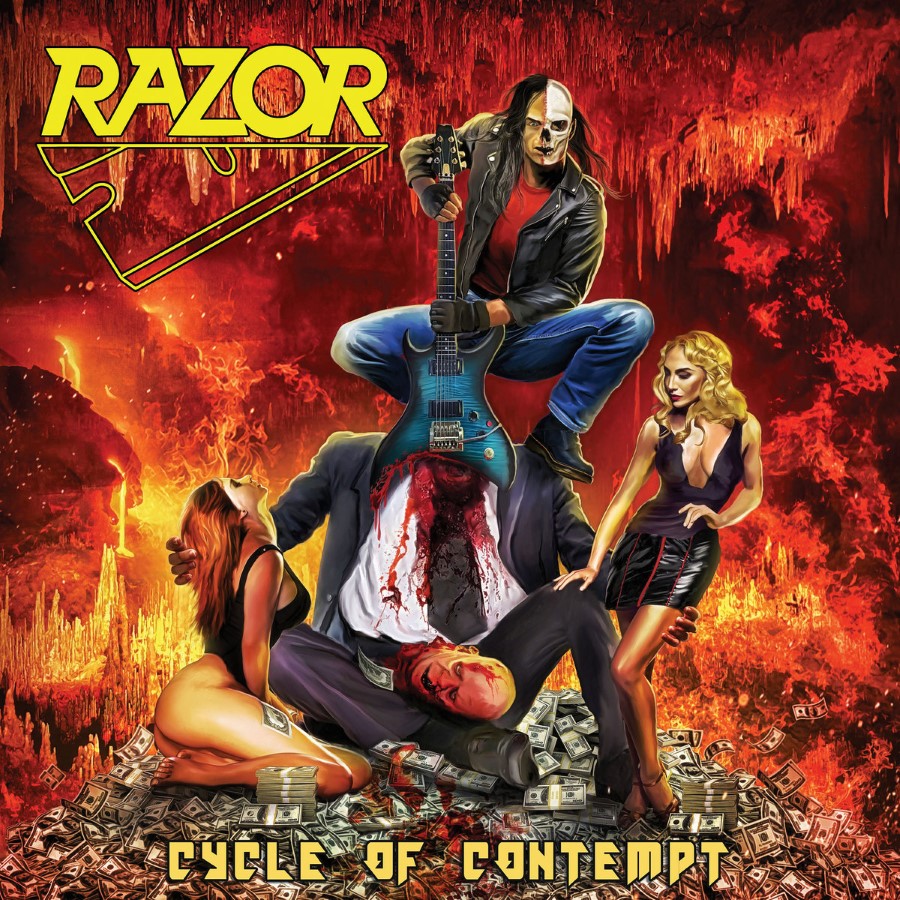 Razor - Cycle Of Contempt (12" Lp On Red Splatter Vinyl)