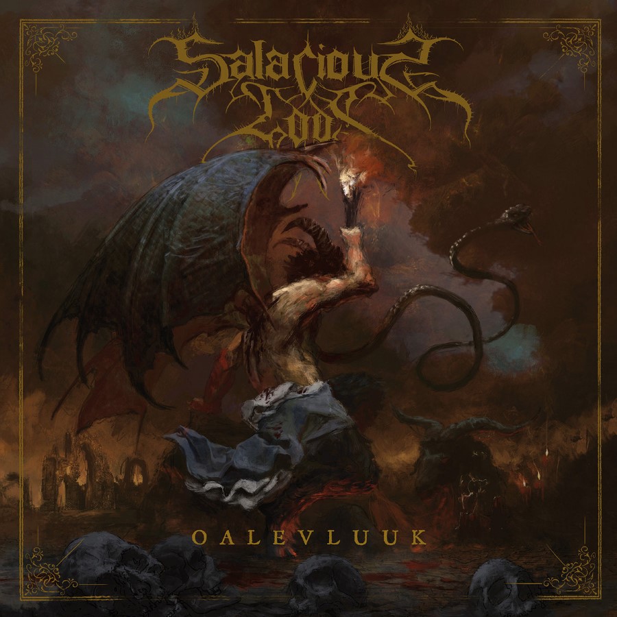 Salacious Gods - Oalevluuk (12" Lp On Red/Black Marbled Vinyl)