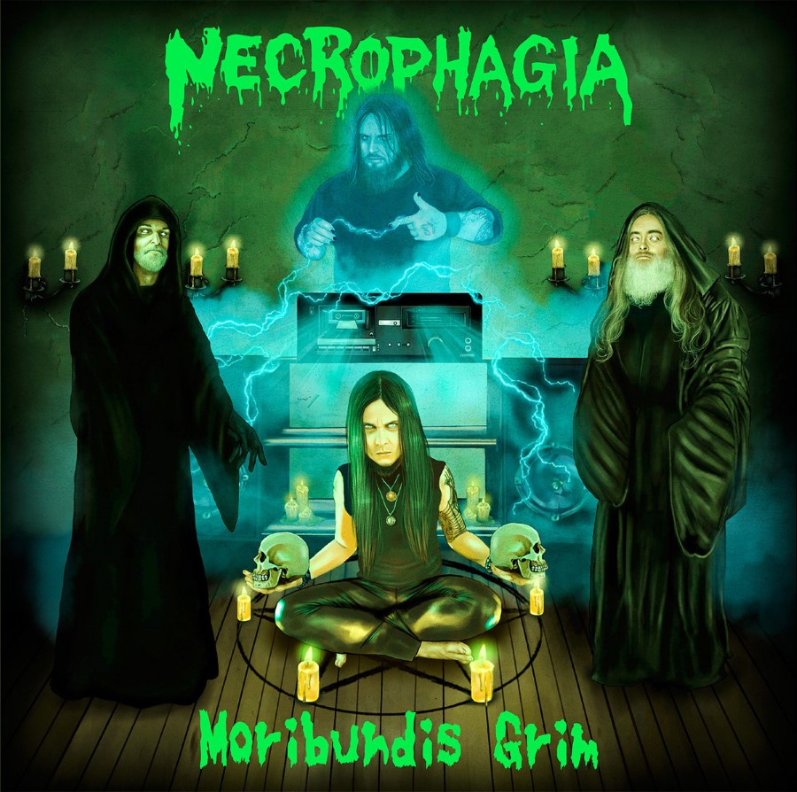 Necrophagia - Moribundis Grim (12" Lp On Grey Marbled Vinyl)