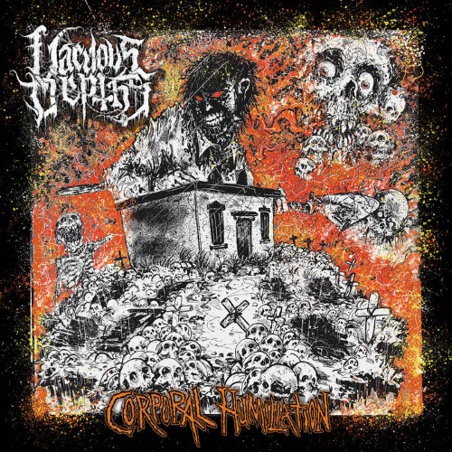 Vacuous Depths - Corporal Humiliation (12" Lp On Orange Vinyl W/ Red Splatter)