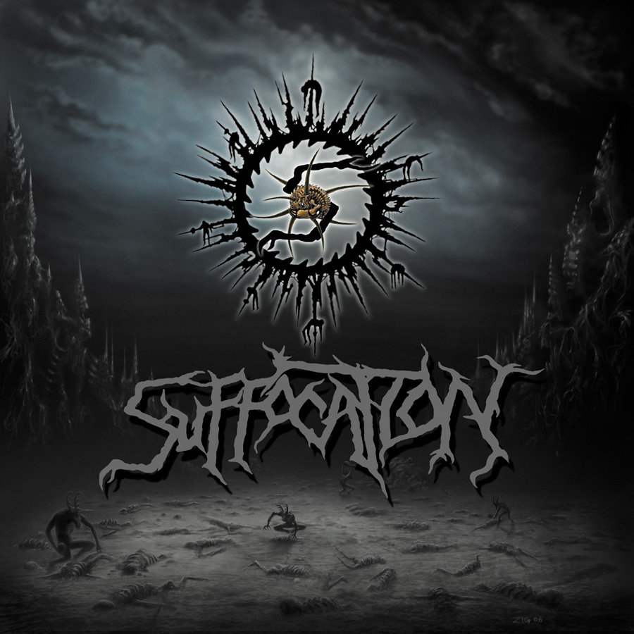 Suffocation - Suffocation (12" Lp On Black Inside Blue W/ Metallic Silver, Black And White Splatter Vinyl)