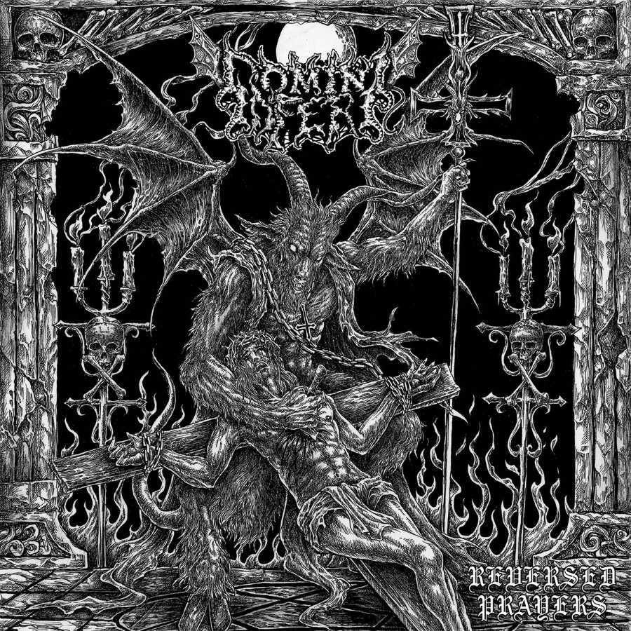 Domini Inferi - Reversed Prayers (12" Lp On Black/White Marbled Vinyl)