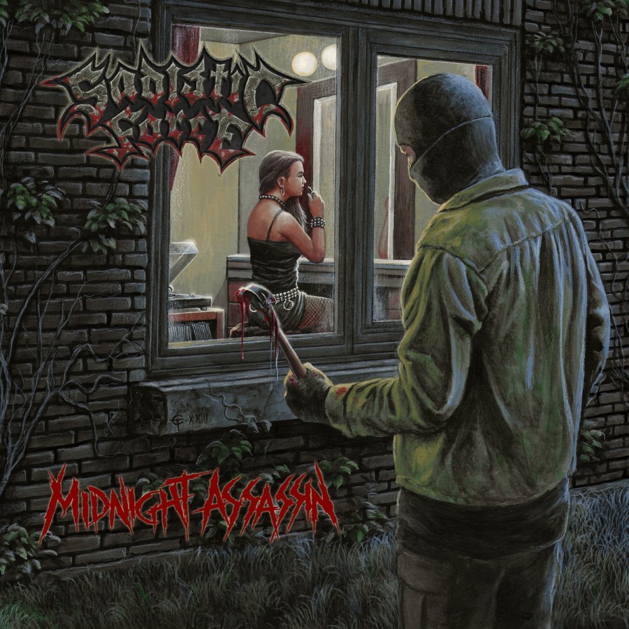 Sadistic Force - Midnight Assassin (12" Lp On Cloudy Vinyl W/ Red Splatter Vinyl)