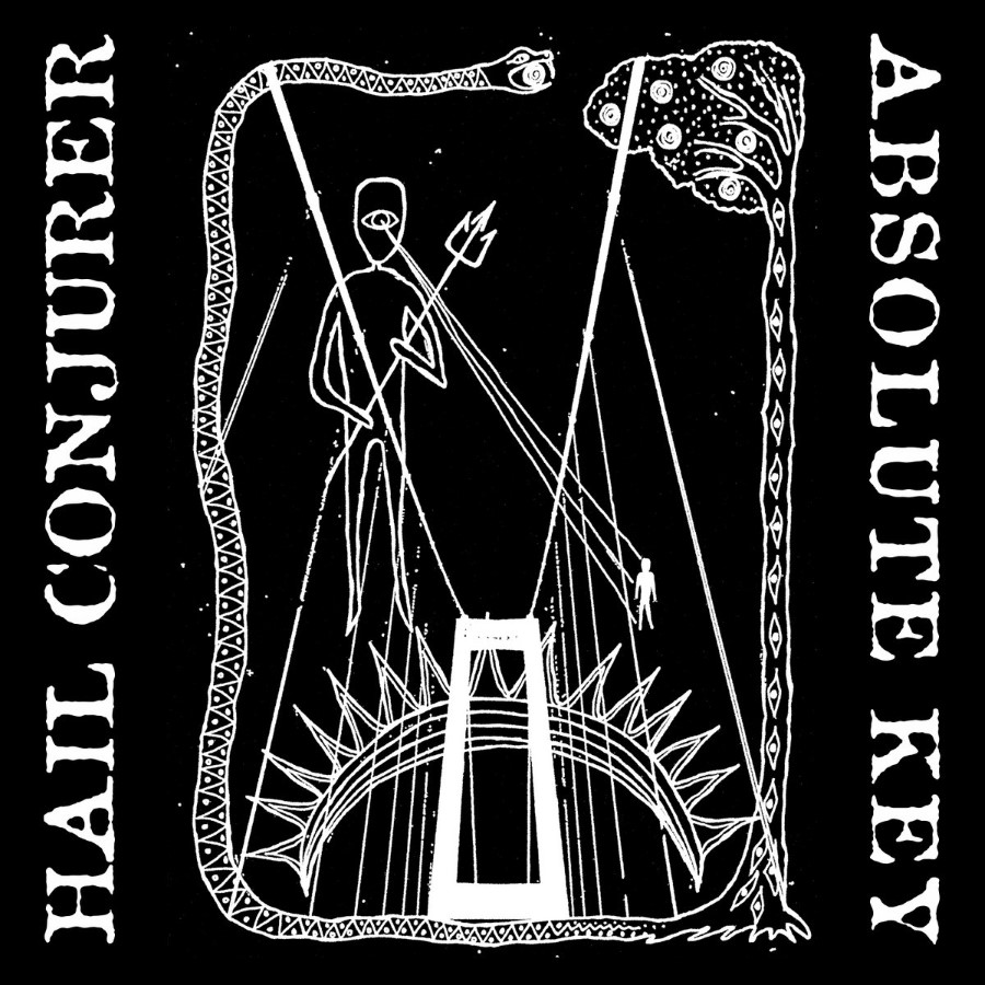 Hail Conjurer / Absolute Key - Trident And Vision (12" Lp On Silver/Black Marbled Vinyl)