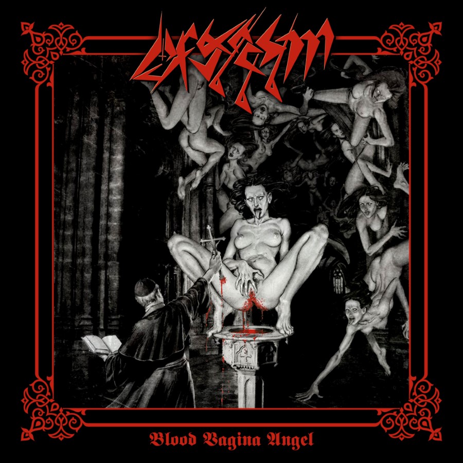 Orgasm 666 - Blood Vagina Angel (12" Lp On Red W/ Black Splatter Vinyl)
