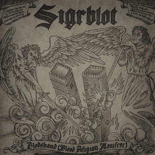 Sigrblot - Blodsband (Blood Religion Manifest) (12" Gatefold Lp) (Black - Damaged)