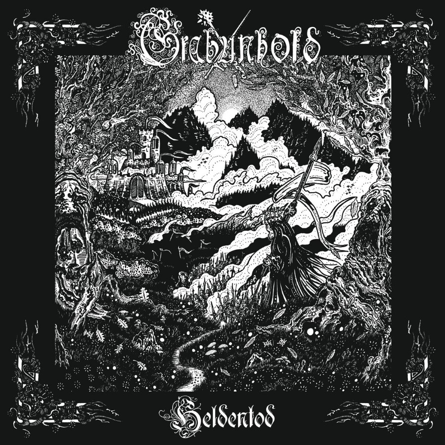 Grabunhold - Heldentod (12" Lp On White/Black Marbled Vinyl)