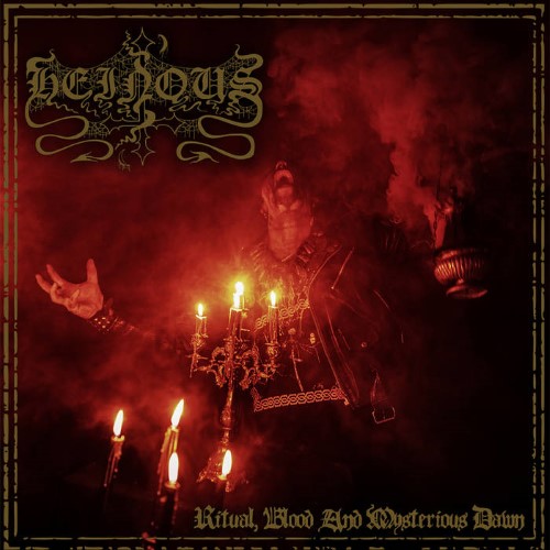 Heinous - Ritual, Blood And Mysterious Dawn (12" Gatefold Lp On Gold/Black Marbled Vinyl)