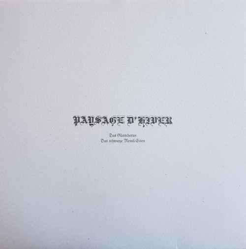 Paysage D'Hiver - Das Gletschertor... (12" Lp)