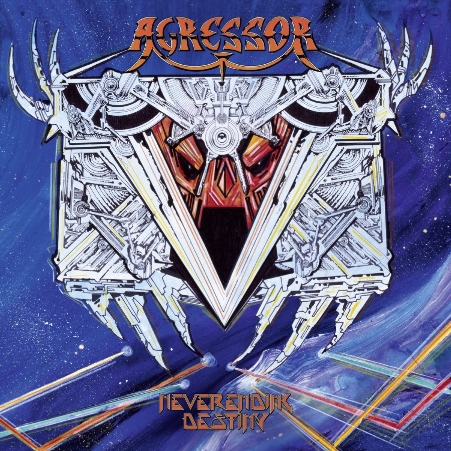 Agressor - Neverending Destiny (12" Gatefold Lp) (White/Grey)