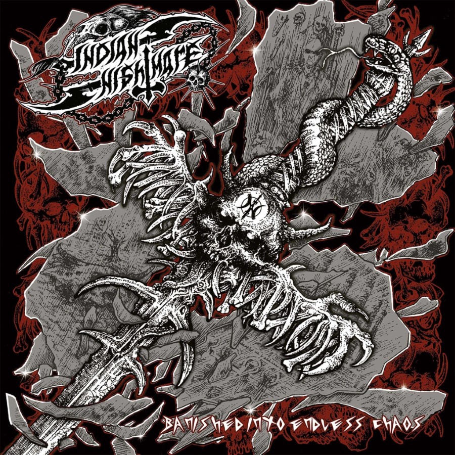 Indian Nightmare - Banished Into Endless Chaos (12" Mlp On Silver Vinyl)