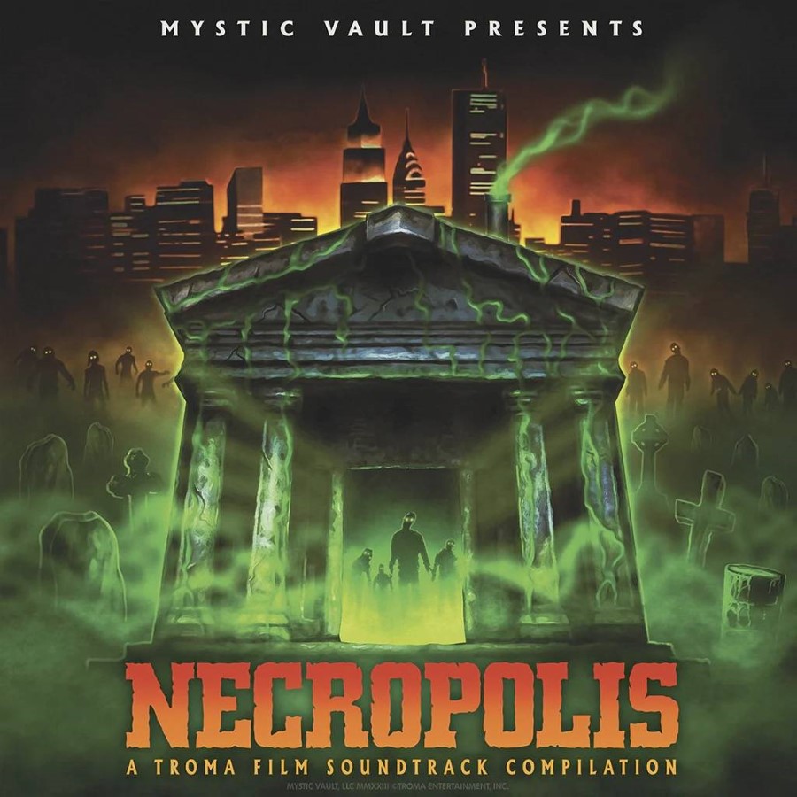 Necropolis - Troma Entertainment Film Compilation Soundtrack (12" Gatefold Lp On Orange W/ Green Splatter Vinyl)