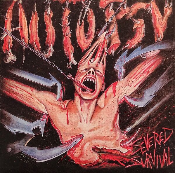 Autopsy - Severed Survival [Hooks Cover] (12" Lp On Black Vinyl)