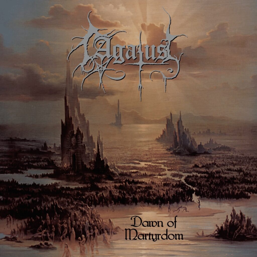 Agatus (Zemial) - Dawn Of Martyrdom (12" Gatefold Lp On Beer/Gold Swirl Vinyl W/ Grimace Purple &Amp; Hot Pink Splatters)