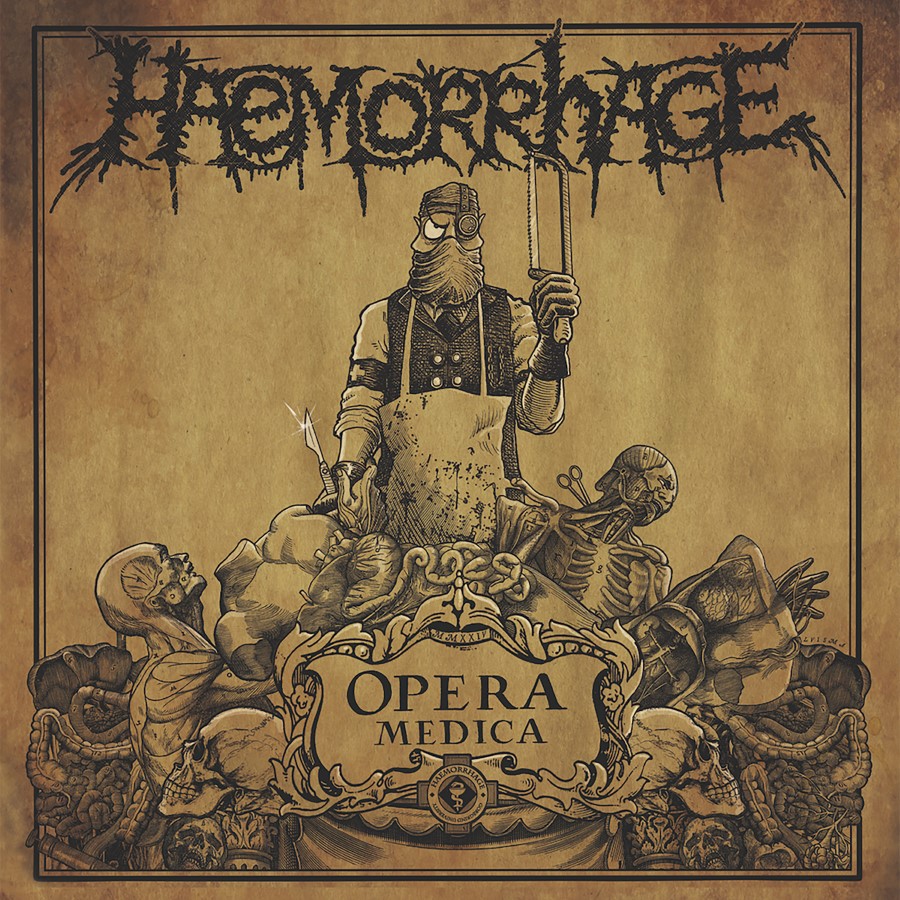 Haemorrhage - Opera Medica (12" Mlp) (Beer W/ Black/White Splatters)