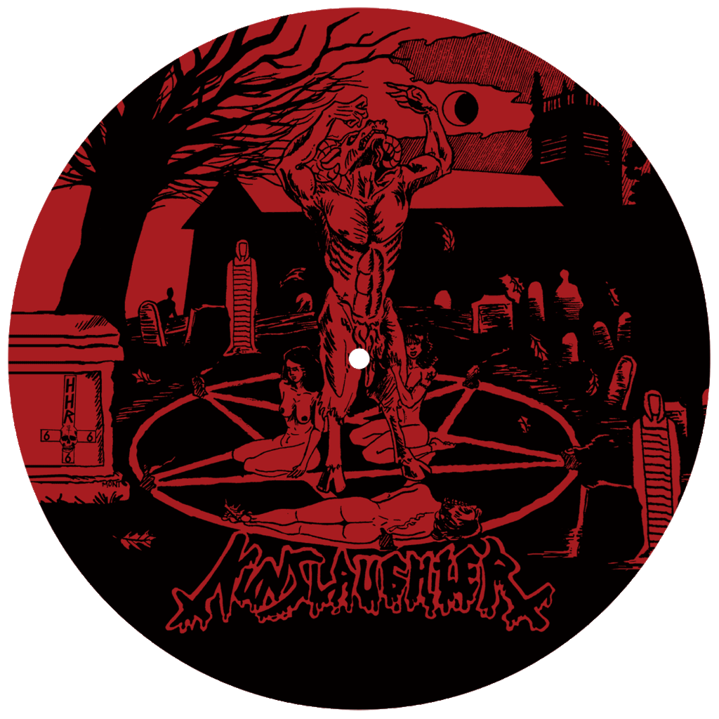 Nunslaughter / Crucifier - Trafficking With The Devil (7" Picture Disc W/ Insert)