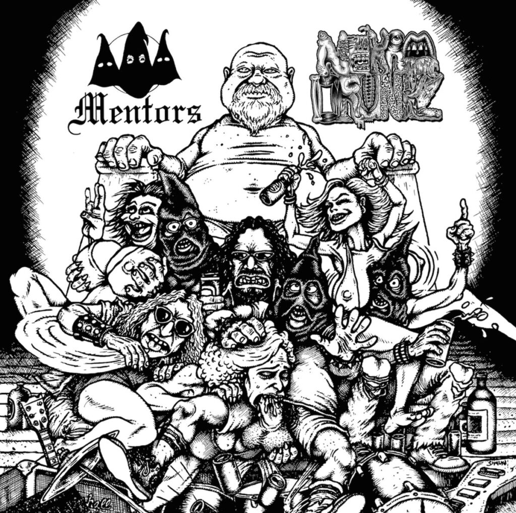 Mentors / Nekrodrunkz - Split (7" Ep) (Black)